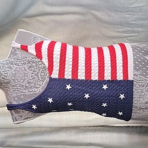 Stars and Stripes knit tank